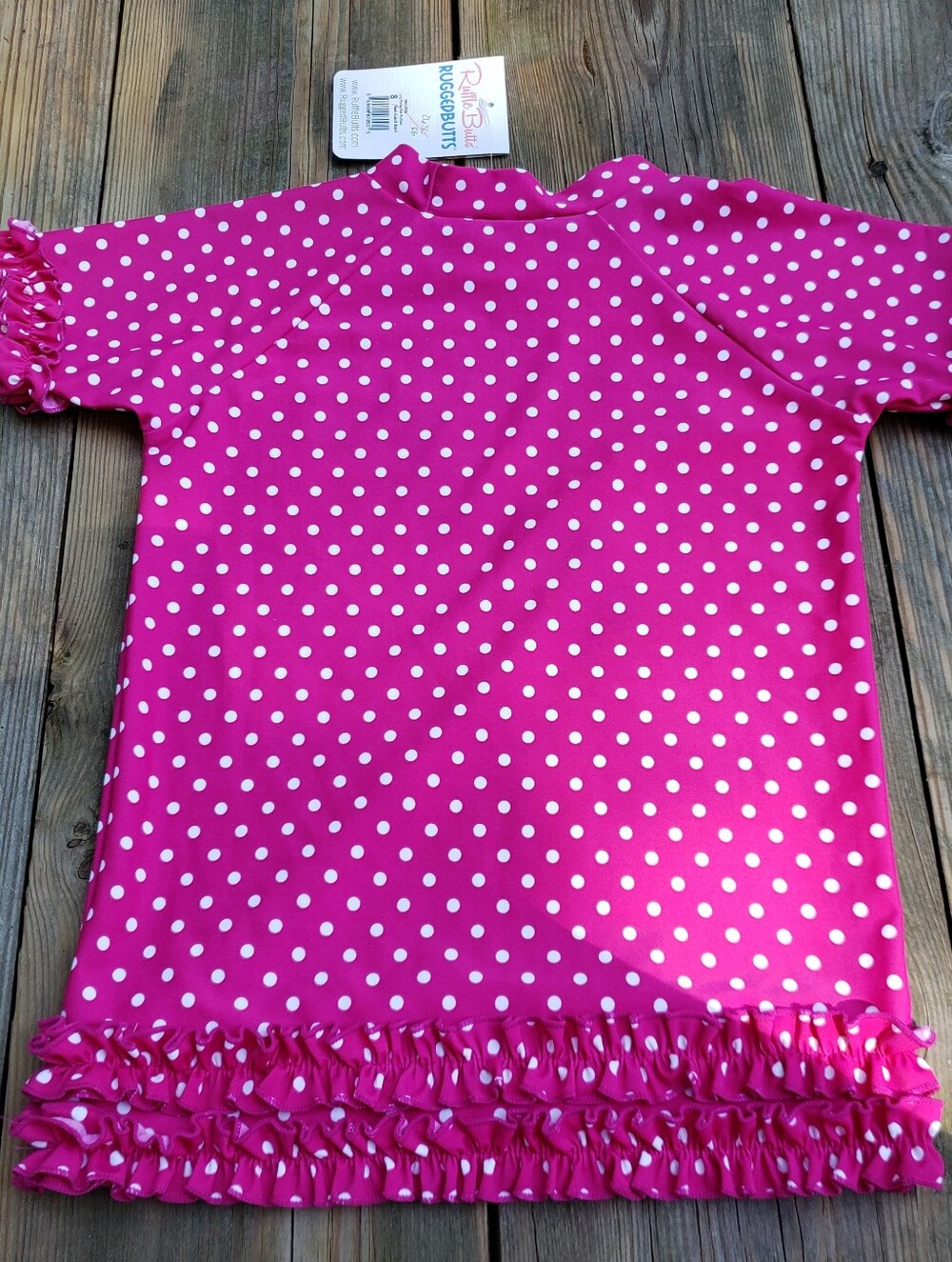 Nwt Ruffle Butts Rashguard - Picture 2 of 5